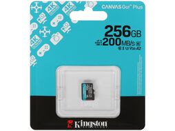 Карта памяти MicroSDXC 256GB Kingston Canvas Go! (SDCG4/256GBSP)