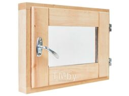 Окно для бани СаунаОпт Форточка 45x45
