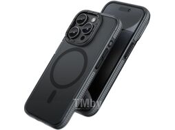 Чехол-накладка Hoco AS2 для iPhone 15 Pro Max магнитный противоударный (черный)
