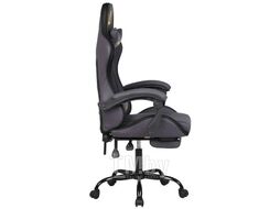 Кресло рабочее Kingstyle FK-30 Impact Suede Fabric Black (темно-серый / черный)