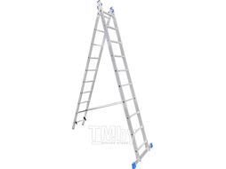 Лестница алюм. двухсекционная 10 ступеней LadderBel LS210 (2,86/4.54/2.75)