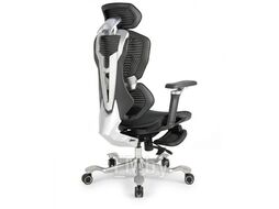Игровое кресло Game Assassin с подножкой Black MYROO A2512W-BL