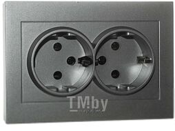 Розетка Ovivo Grano 400-100300-907 (серебристый)