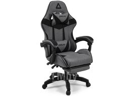 Кресло рабочее Kingstyle FK-31 Anklav Fabric Black (светло-серый / черный)