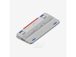 Клавиатура игровая Nuphy Kick75 Silver Nano (KICK75LP-TG-SN) беспроводная механическая, гибридный профиль, прошивка IO