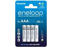 Аккумулятор Panasonic Eneloop AAA 800mAh BL4 (BK-4MCDE/4CP)