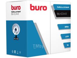 UTP кабель бухта 305м cat.6 Buro BU-CCA-052-CAT6