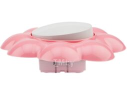 Выключатель Kranz Happy Цветок KR-78-0623 (белый/розовый)