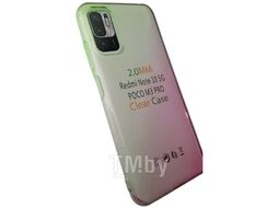 Бампер Bingo Gradient для XIAOMI Redmi Note 10 5G/POCO M3 Pro 5G Зеленый с красным