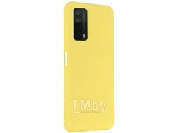 Чехол-накладка Case Cheap Liquid для Huawei P Smart 2021 (желтый)