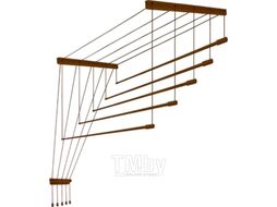 Сушилка для белья Comfort Alumin Group Потолочная Алюминиевая Bronze Style 5 прутьев 1.1м (бронзовый)