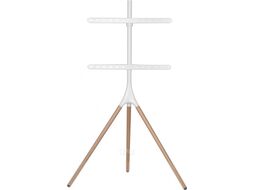 Стойка для ТВ/аппаратуры Cactus ST1246WTBCH (белый/береза)