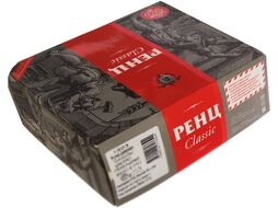 Ручка дверная Ренц Сиракузы / INDH 617-16 CP/WH (хром блестящий/белая керамика)
