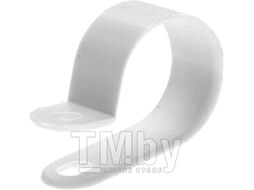 Серьга для кабеля 16 мм белая (50 шт в пакете) STARFIX SM-65315-50