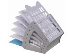 Лоток для бумаг Brauberg Smart / 231144 (серый)