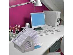 Лоток для бумаг Brauberg Smart / 231144 (серый)