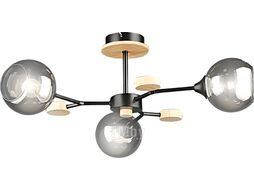 Люстра Aitin-Pro НПБ 02-3x60-105 / N6780/3 (черный/дерево)