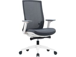 Кресло офисное Norden Ruby LB / CH-312B-W-GG (белый/серый)