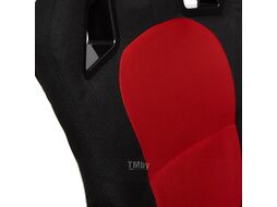 Кресло геймерское Tetchair Driver ткань (черный/красный)