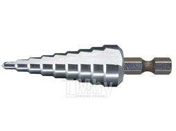 Сверло ступенчатое по металлу HSS с прямым желобком, 4-12x65, 1/4" MAKITA D-40082