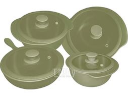 Кастрюля Oxford Eucalipto 129236 BM02-4510 (с крышкой)