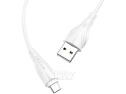Кабель Borofone BX18 Micro (3м, белый)
