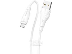 Кабель Borofone BX18 Micro (3м, белый)