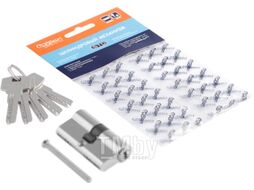 Цилиндровый механизм замка Нора-М STD Z ЛП-90 55/35 (хром)