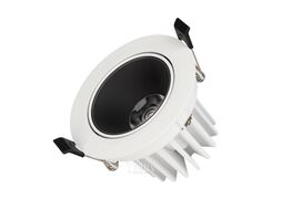Точечный светильник Arlight MS-FORECAST-BUILT-TURN-R102-12W Day4000 WH-BK / 033659(1)