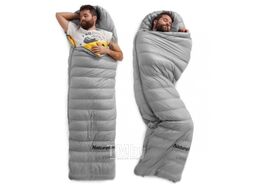 Спальный мешок Naturehike CW400 NH18C400-D / 6927595766361 (L, серый)