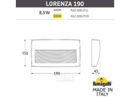 Светильник уличный Fumagalli Lorenza AS2.000.000.WXK1L