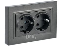 Розетка IEK Brite BR-R24-16-K45-F (темная бронза)