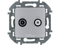 Розетка Legrand Inspiria 673882 (алюминий)