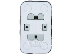 Розетка Makel ОП 16А IP20 / 45182 (белый)