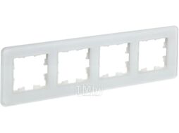 Рамка для выключателей и розеток IEK Brite BR-M42-G-41-K01 (белый)