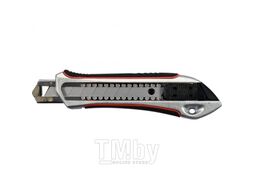 Нож монтажный с выдвижным отламывающимся лезвием 18мм SK2, Zn, ABS+TPR H-D HD-75121