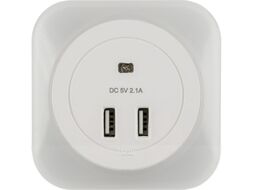 Ночник Uniel DTL-321 White/Sensor/2USB / UL-00007348