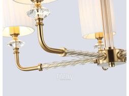 Люстра Ambrella LH71500/5 BS/FR (латунь/белый матовый)