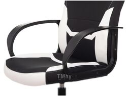 Кресло геймерское Brabix Alpha GM-018 / 532640 (черный/белый)