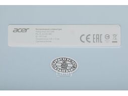 Комплект клавиатура и мышь Acer OCC205 / ZL.ACCEE.00C (белый/голубой)