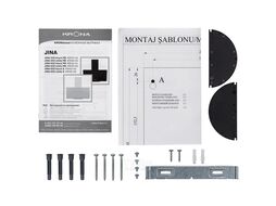 Вытяжка наклонная Krona Jina 600 PB V2 / КА-00011810 (черный)