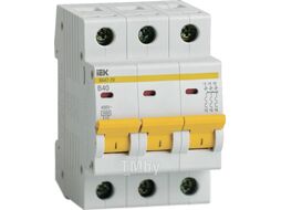 Выключатель автоматический IEK ВА47-29 40А 3Р 4.5кА B / MVA20-3-040-B