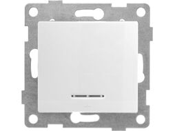 Выключатель Gusi Electric Bravo С10В18-001 (белый)