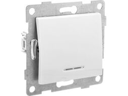 Выключатель Gusi Electric Bravo С10В18-001 (белый)