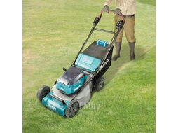 Газонокосилка аккумуляторная MAKITA DLM 530 Z (18.0 В, БЕЗ АККУМУЛЯТОРА, шир. 530 мм, выс. 20-100 мм, пластм. корпус, травосборник 70 л)