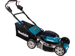 Газонокосилка аккумуляторная MAKITA DLM 530 Z (18.0 В, БЕЗ АККУМУЛЯТОРА, шир. 530 мм, выс. 20-100 мм, пластм. корпус, травосборник 70 л)