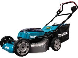 Газонокосилка аккумуляторная MAKITA DLM 530 Z (18.0 В, БЕЗ АККУМУЛЯТОРА, шир. 530 мм, выс. 20-100 мм, пластм. корпус, травосборник 70 л)