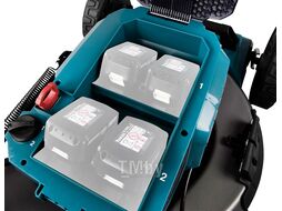Газонокосилка аккумуляторная MAKITA DLM 530 Z (18.0 В, БЕЗ АККУМУЛЯТОРА, шир. 530 мм, выс. 20-100 мм, пластм. корпус, травосборник 70 л)