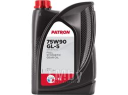 Масло трансмиссионное синтетическое 1л - API GL-5, MIL MIL-L-2105 D PATRON 75W90 GL5 1L ORIGINAL