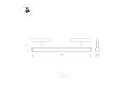 Трековый светильник Arlight MAG-ORIENT-TUBE-CORNER-L600-20W Warm3000 BK 180deg 48V / 037350
